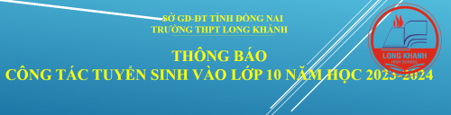 Thông báo công tác tuyển sinh vào lớp 10 năm học 2023-2024